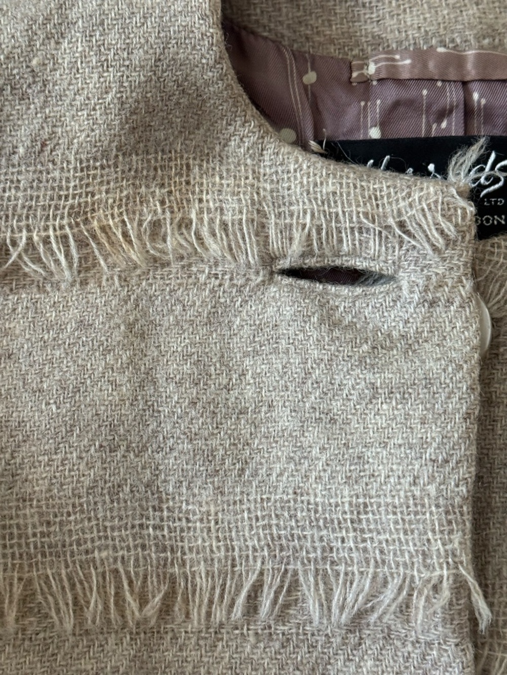 Vintage 1960s Harrods Tweed Set - Picture 7 of 8